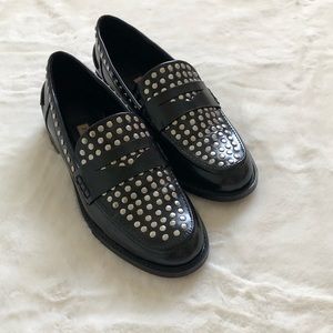 Studded Loafers